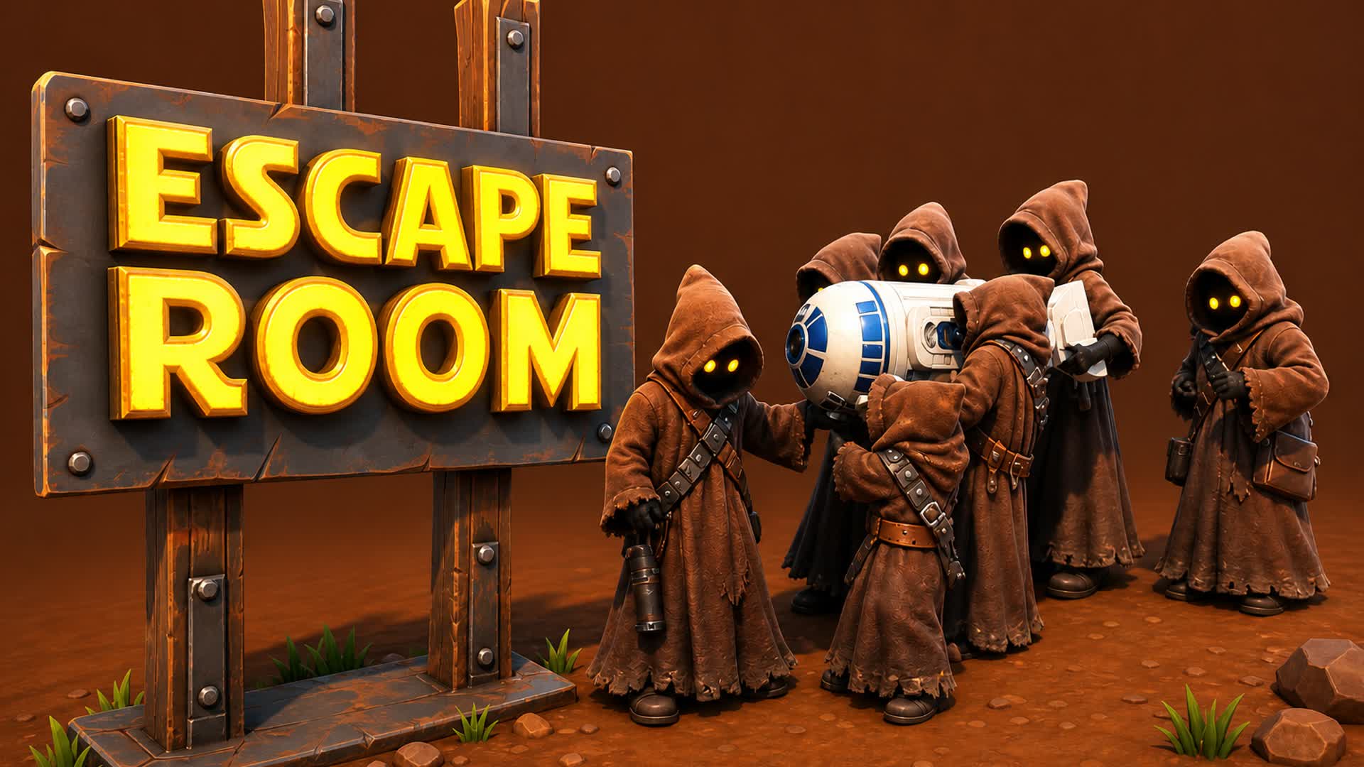 🔑 STAR WARS ESCAPE JAWA ROOM 🚪