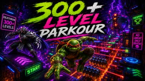 Turtles Parkour 300+ Level Easy