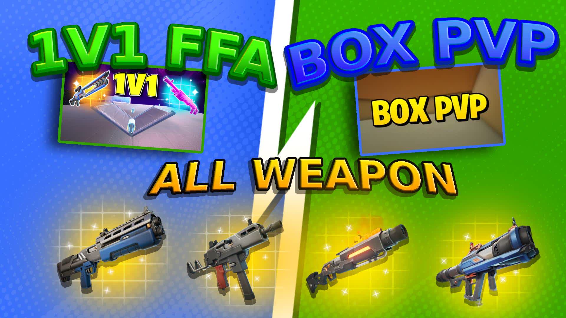1v1 FFA + BOXFIGHT INFINITY ALL GUN