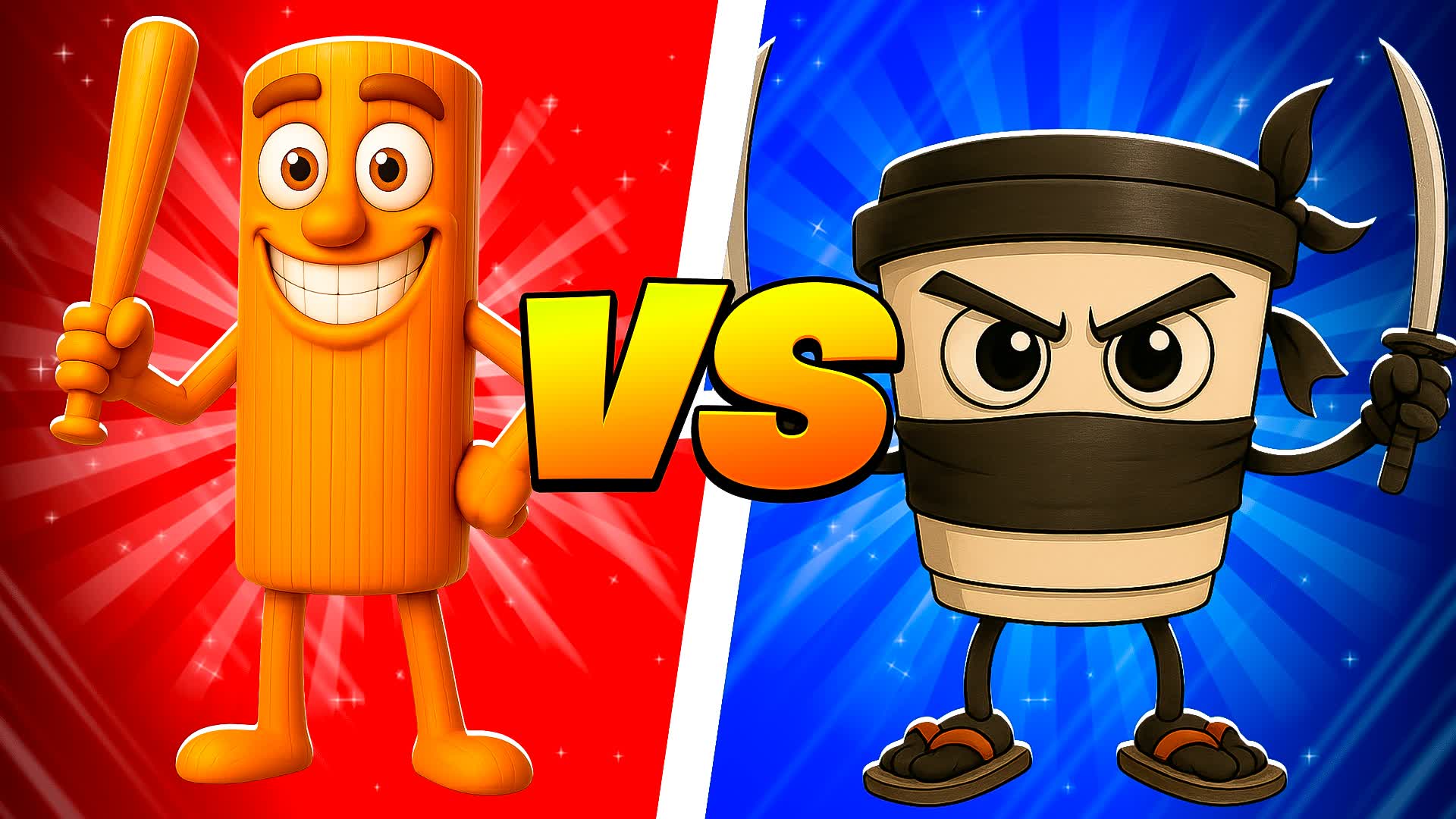 TUNG VS CAPPUCCINO ⭐ RED VS BLUE 🔴🔵