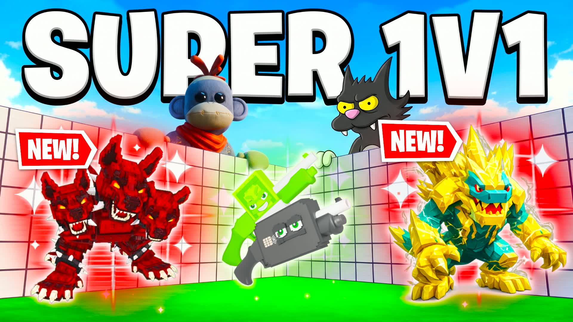 SUPER 1V1 - ALL GUNS FFA DAYI 大 داي