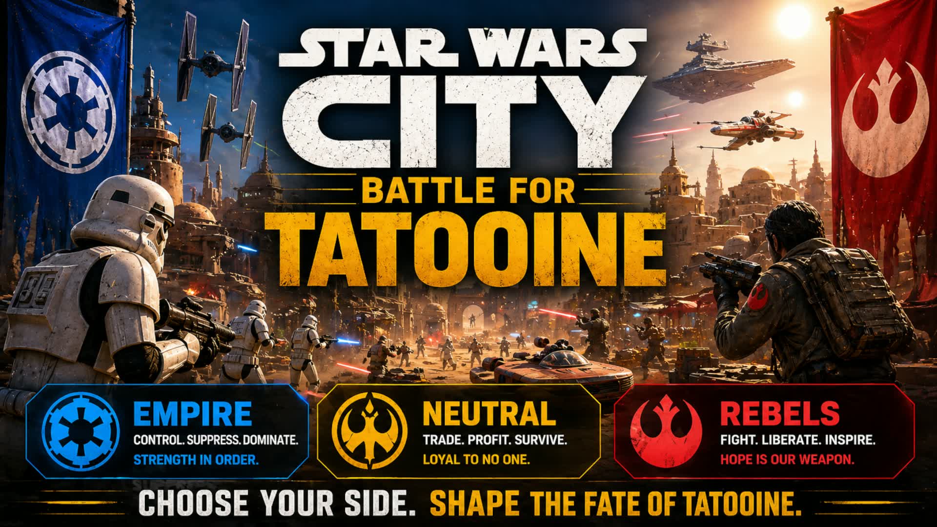 Star Wars City ⚔️ Battle for Tatooine