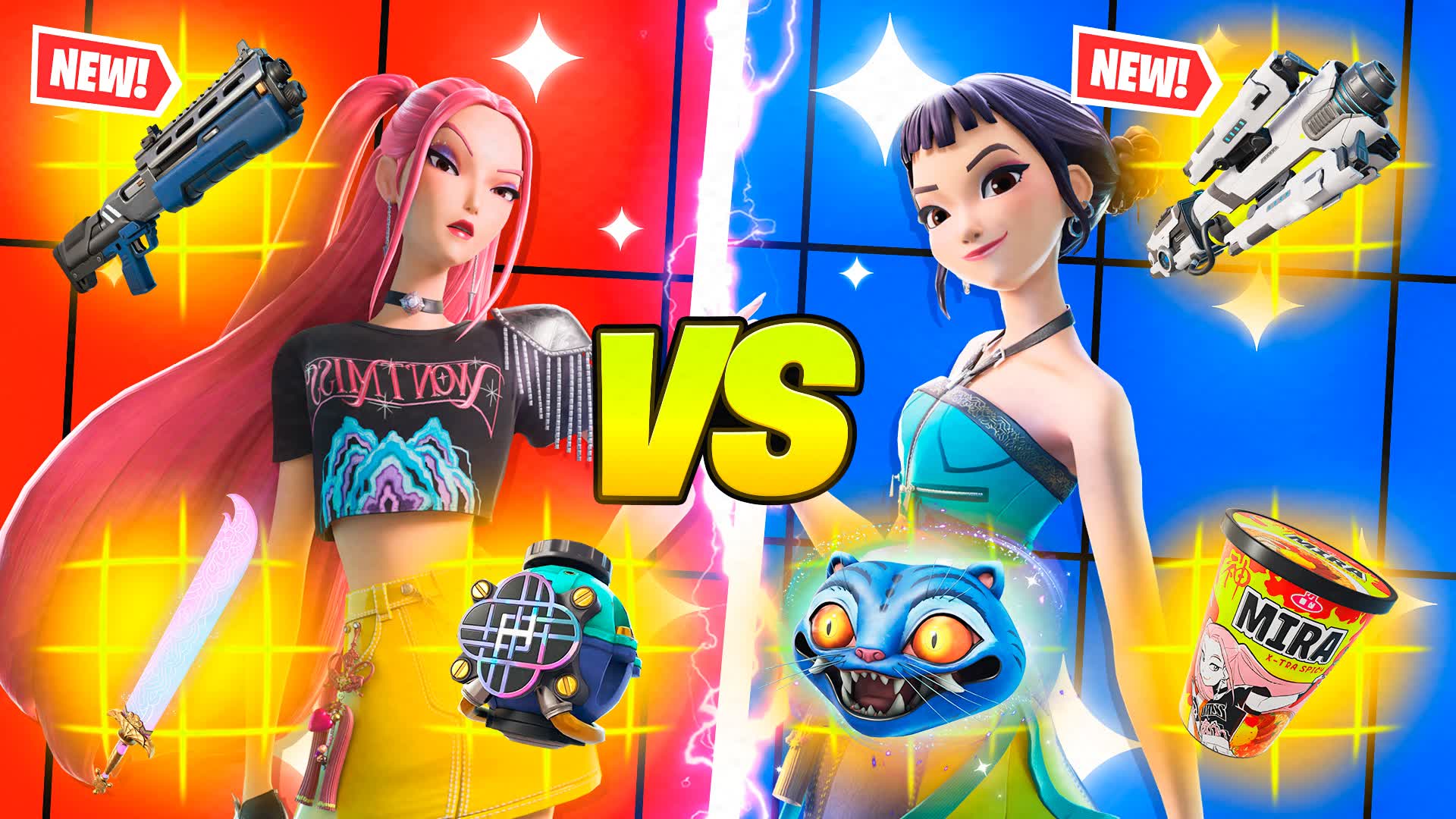 New Demon Hunters 🔴 Red vs Blue 🔵 KPop