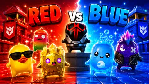 RED 🔴 vs 🔵 BLUE Team Battle Arena
