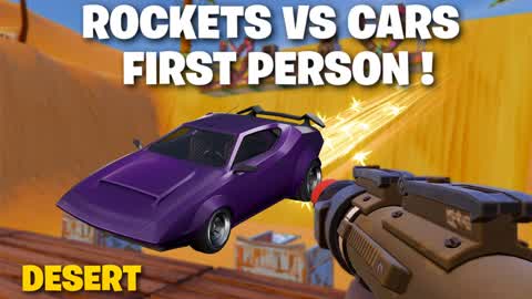 MEGA DESERT ROCKETS VS CARS FIRST PERSON