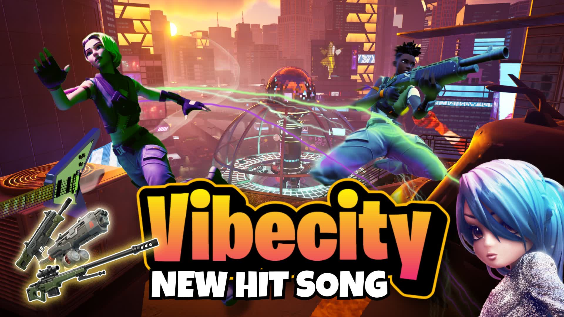 VIBECITY feat. noonoouri, LUNAX, Enisa