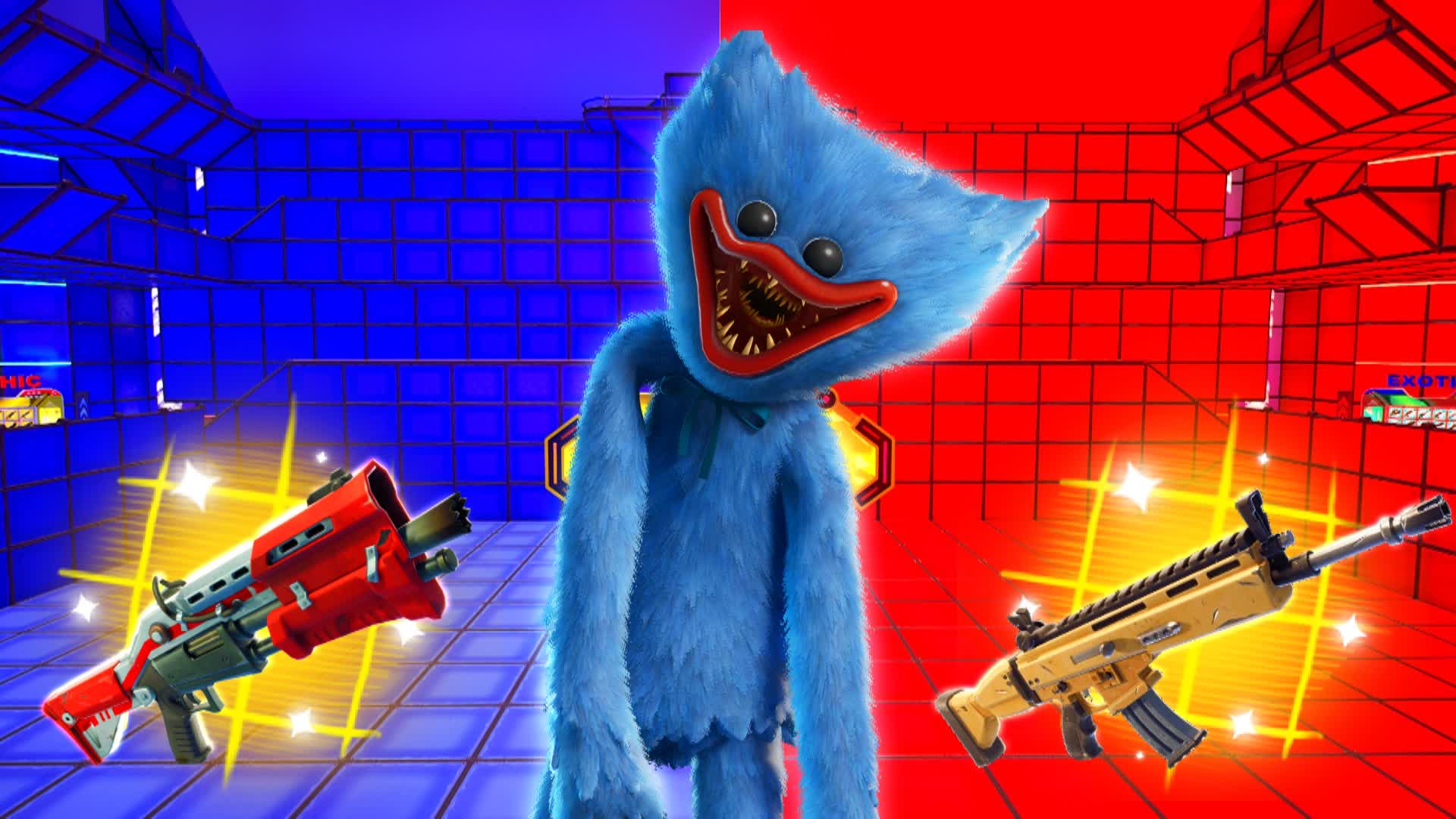 CRAZY RED VS SUPER BLUE 🔴🔵