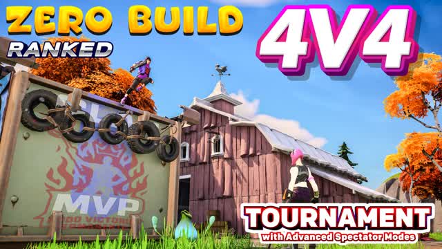 ⭐ MVPs 4v4 MAP ⭐ for Tournaments 🏆