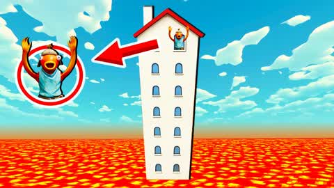 LAVA SURVIVE - The FLOOR Is LAVA! 🔥