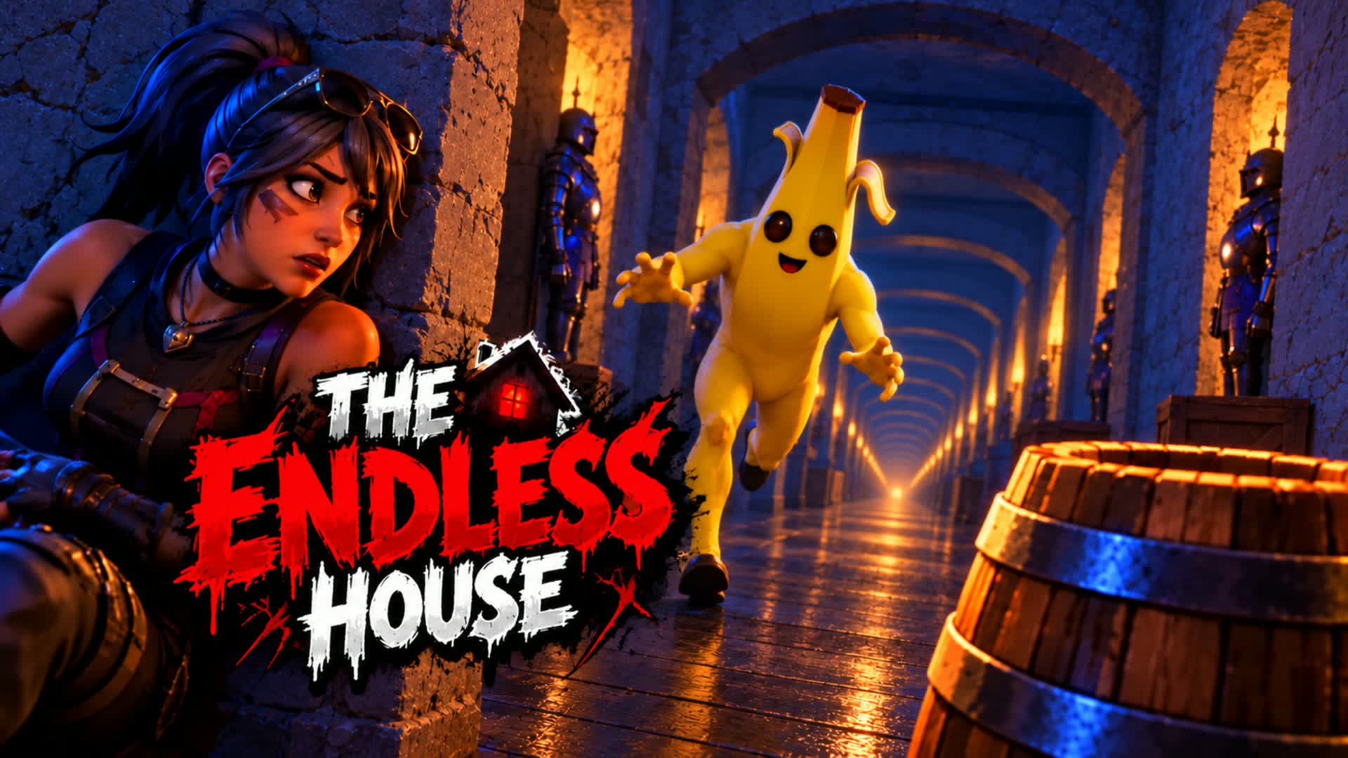 THE ENDLESS HOUSE - Fortnite island 6196-6155-3215 by Astra_Goddess