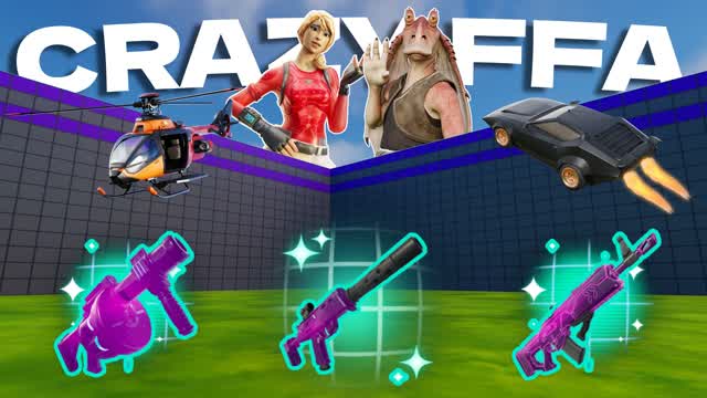CRAZY 1v1v1 INFINITE FFA - ALL GUNS