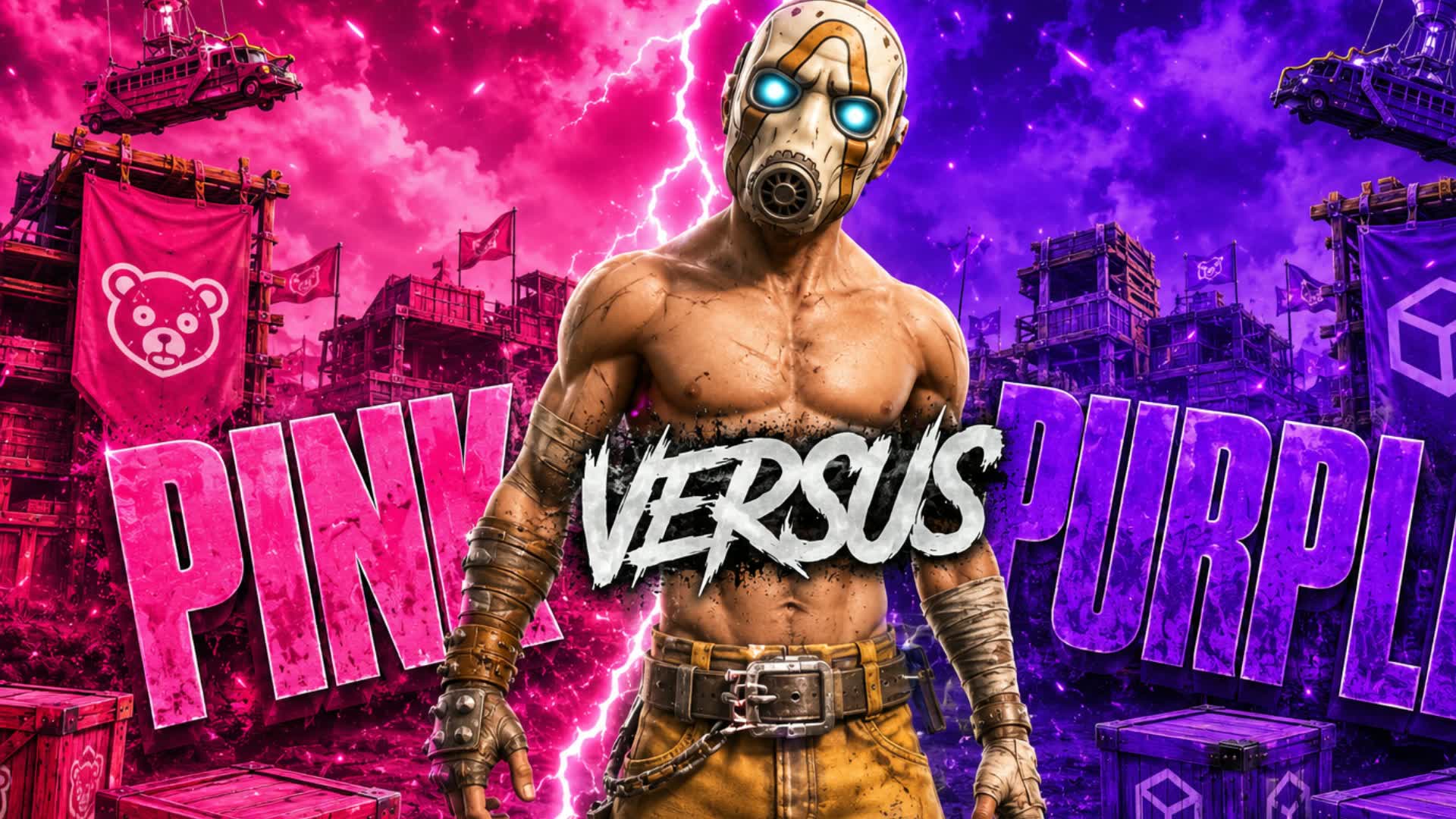 PINK vs PURPLE ZERO BUILD MAP