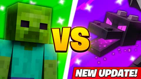 💚ZOMBIE VS ENDER DRAGON💜