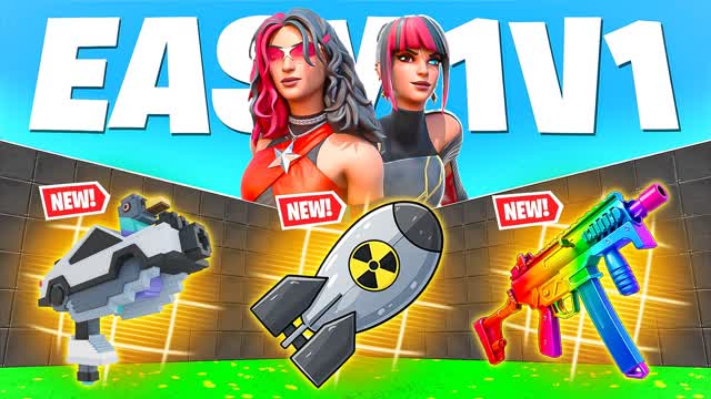 EASY 1V1 🎯 ALL GUNS & VEHICLES 🎯