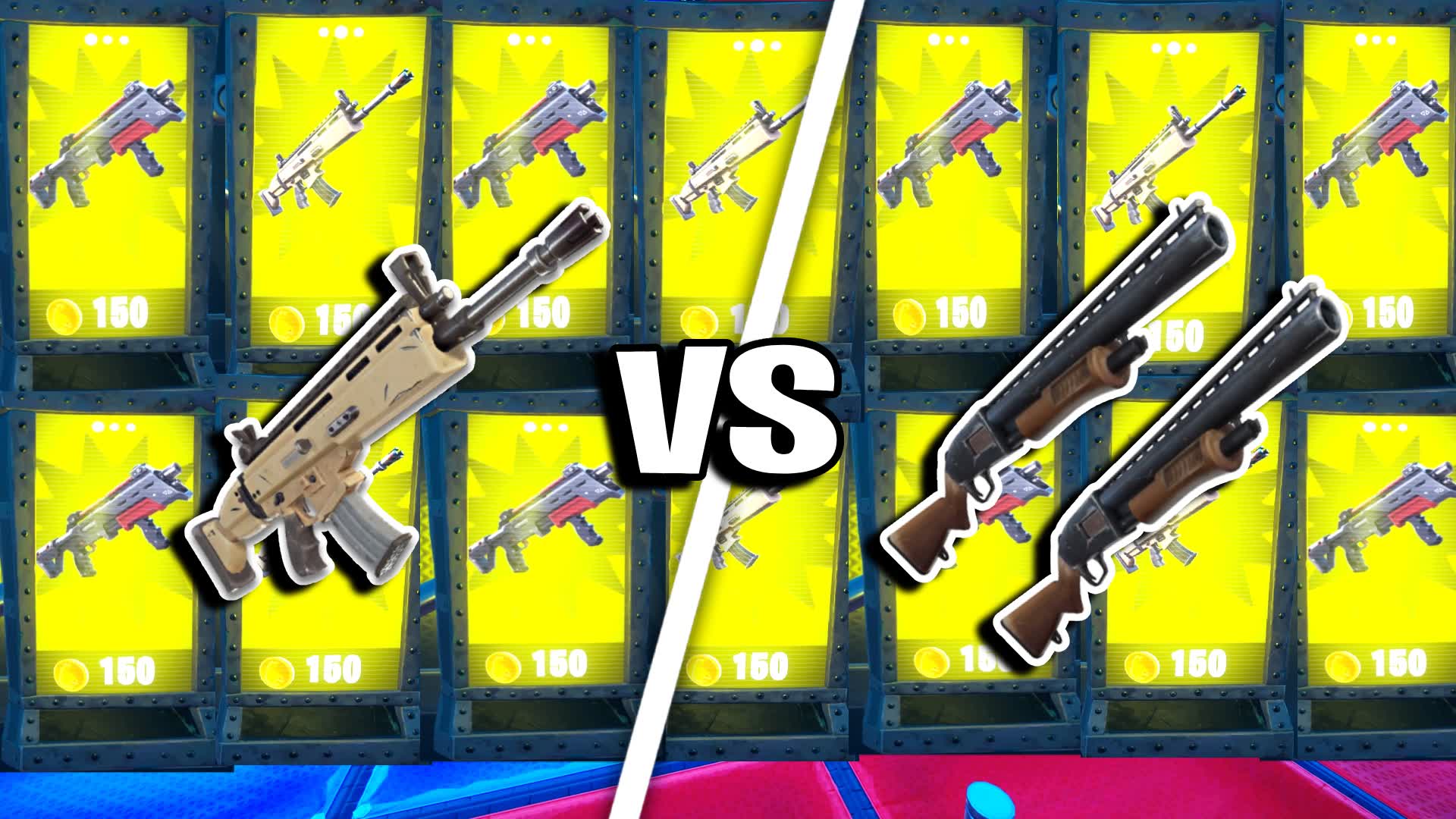 GIANT RED VS BLUE 🔴vs🔵 690973164895 by z3r0_fn Fortnite Creative