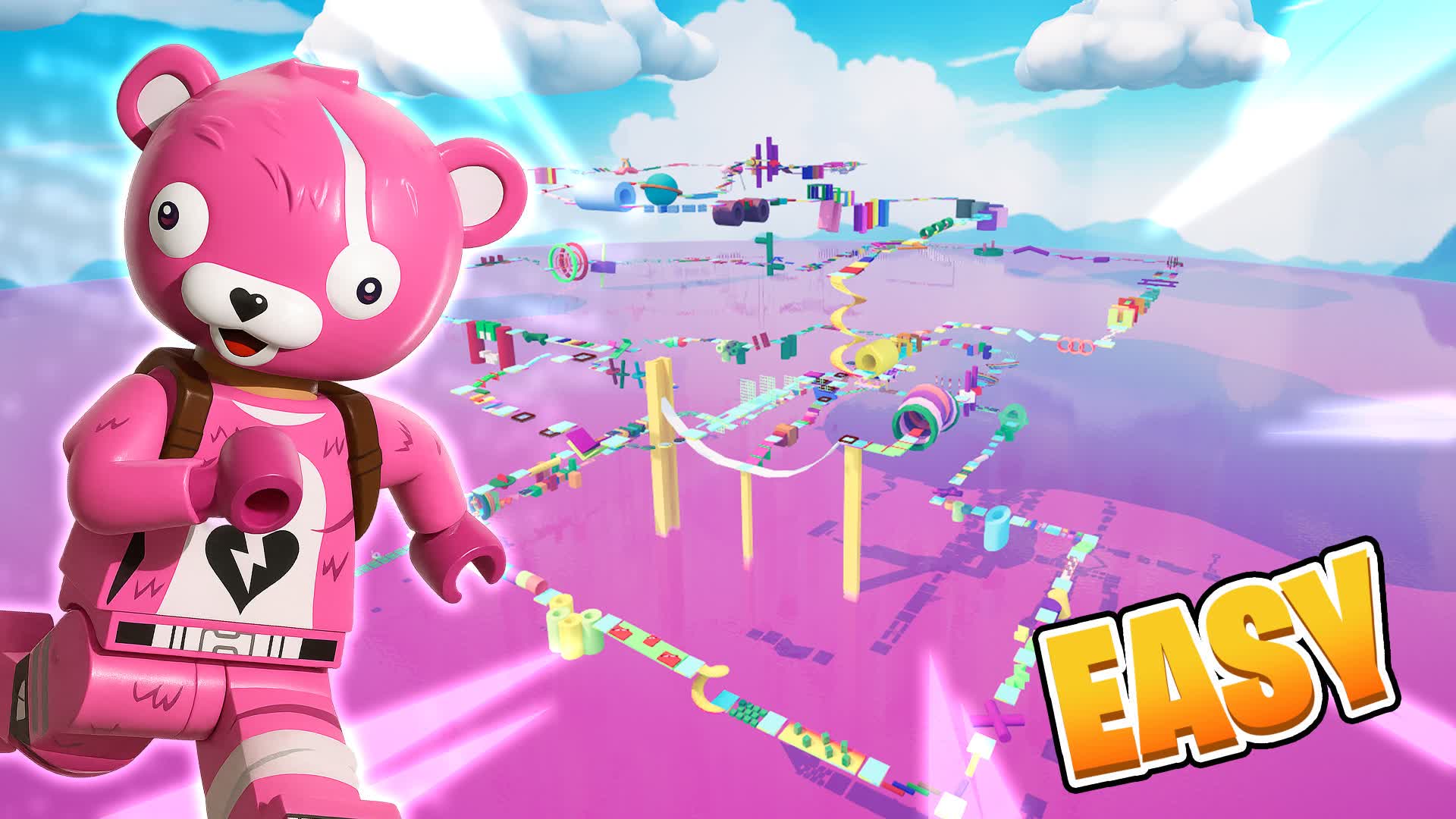 CRAZY OBBY GAME  - GLASS BRIDGE🌈