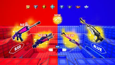 RED VS BLUE 🔴🔵 - ⭐ALL WEAPONS + TMNT