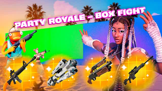 Zuri Party Royale🔥Box Fight🔥Chroma Key