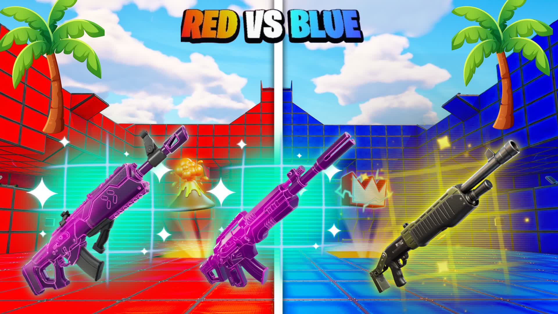 CRAZY SUPERPOWER⭐️ RED VS BLUE🔴🔵