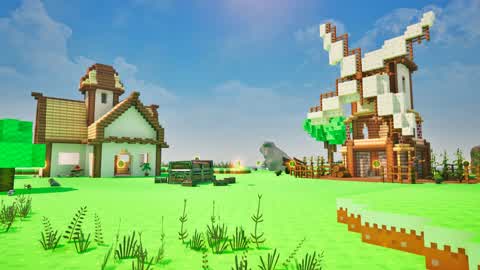 CUBE WORLD - PROP HUNT - Minecraft