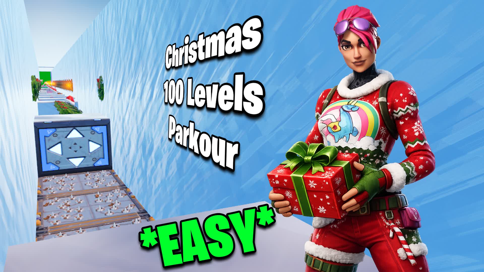 🎁100 Christmas Deathrun🎁