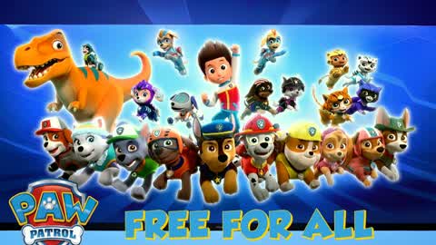 PAW PATROL FREE FOR ALL 🐶🚔
