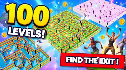 Find the exit! 🚪 100 levels