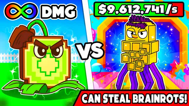 STEAL PLANTS VS BRAINROTS [NEW]