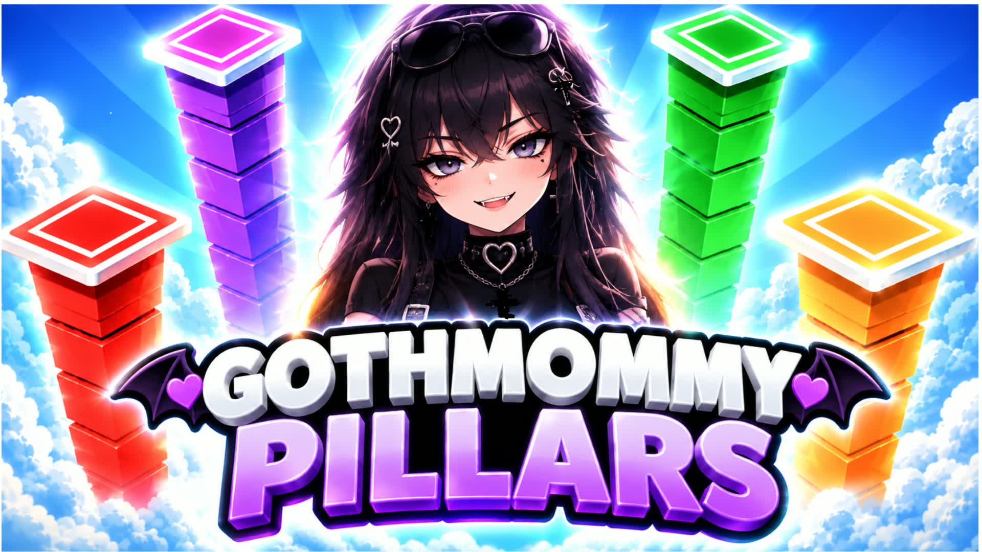GOTH MOMMY PILLARS PILLERS PILARS PILERS — Fortnite island 3329-0873-1582 by GustavAlibabs