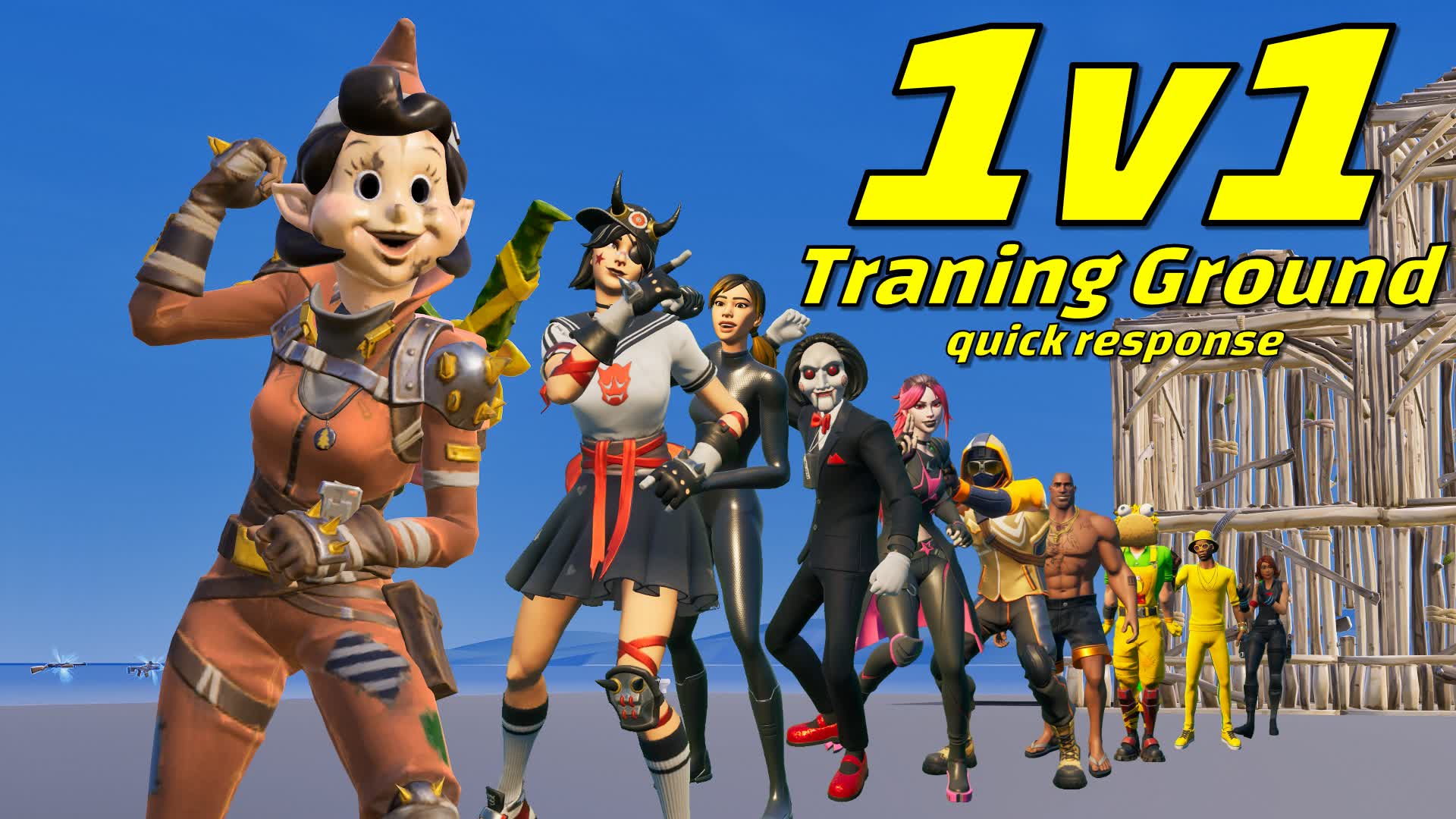 1v1 Training Ground ”quick response