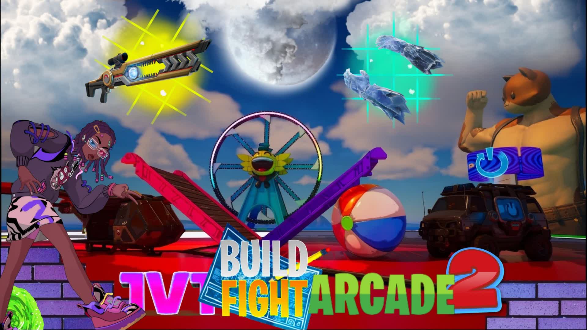 1v1 ビルドファイトアーケード 2