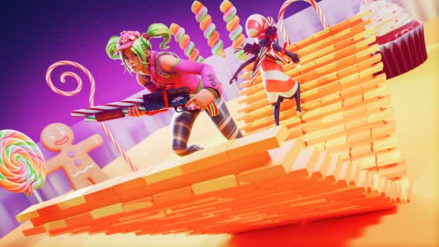 1v1 Candy Build Fights ! 🍬