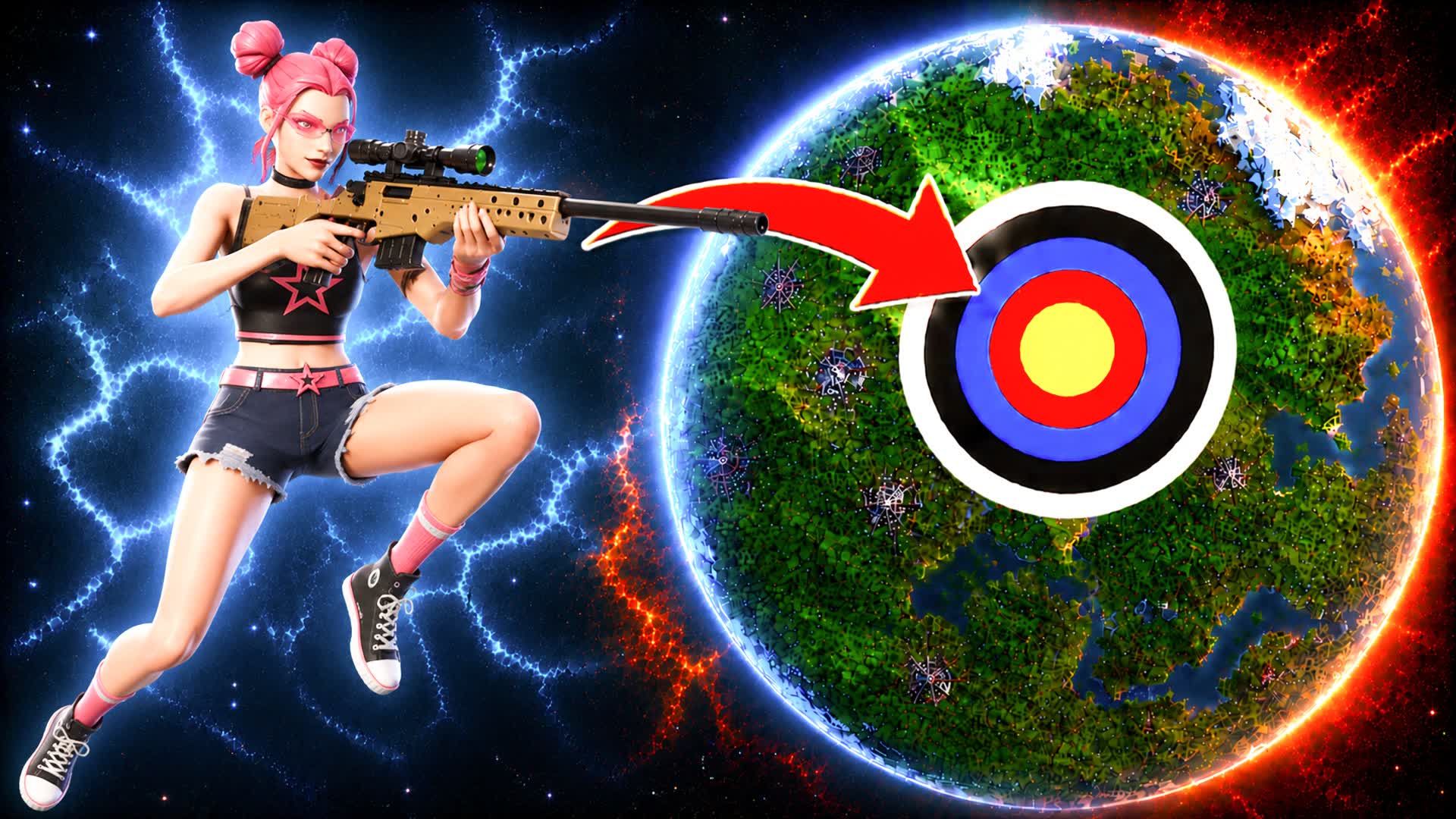 🎯ABIBI TRICKSHOT PARKOUR 125 LEVELS!