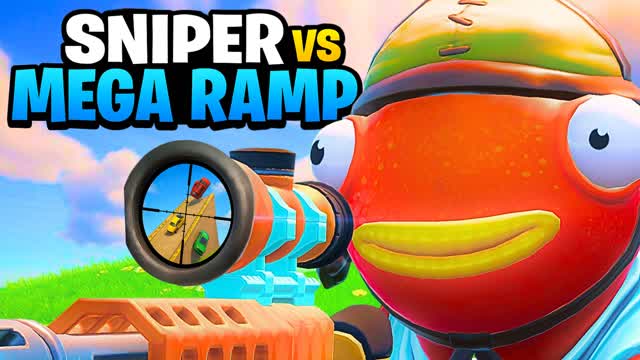 SNIPER VS MEGA RAMP 🎯🚗