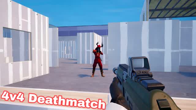 First person 4v4 deathmatch