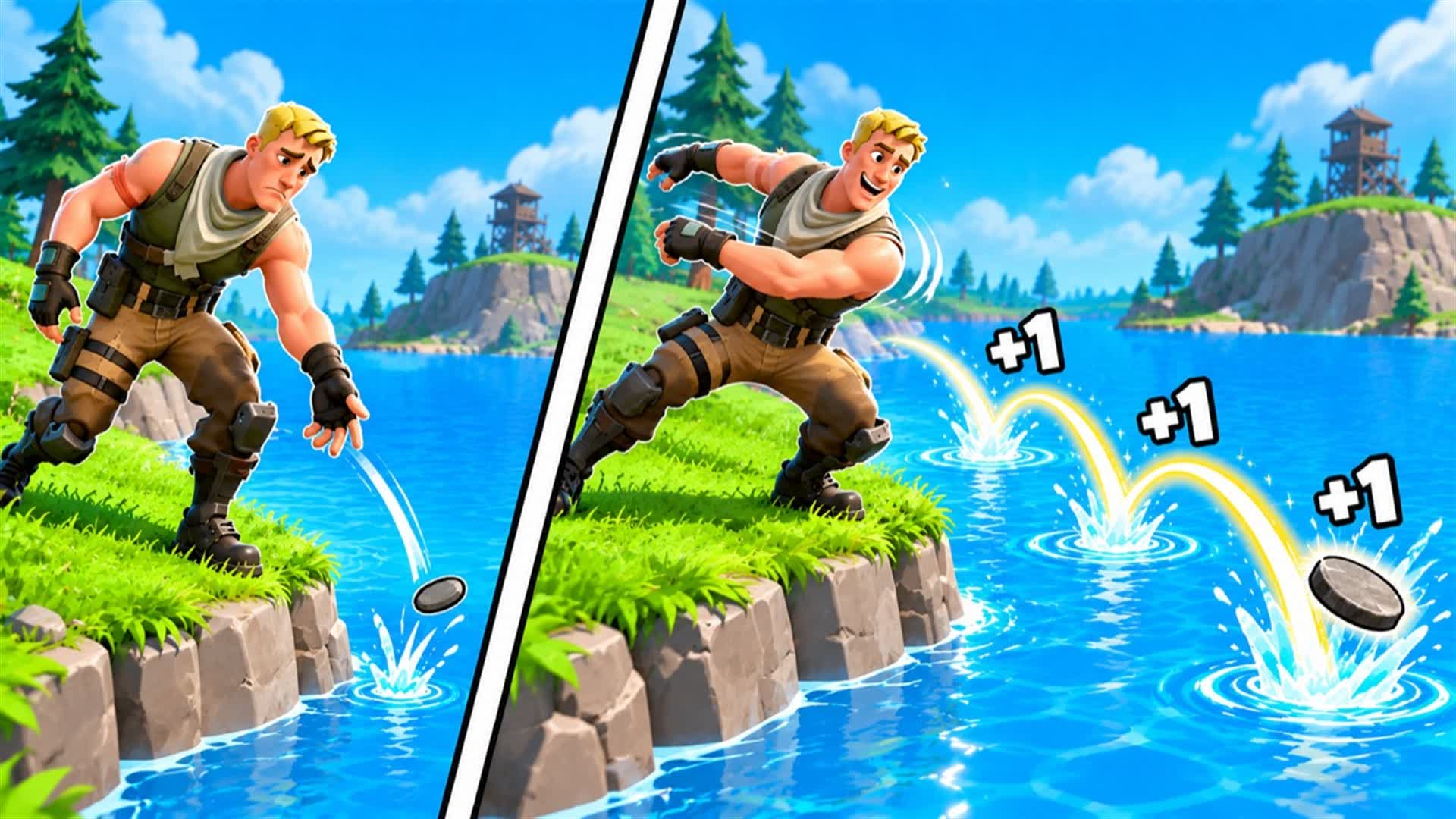 Stone Skipping - Fortnite island 7404-9708-4528 by mrinstigator-