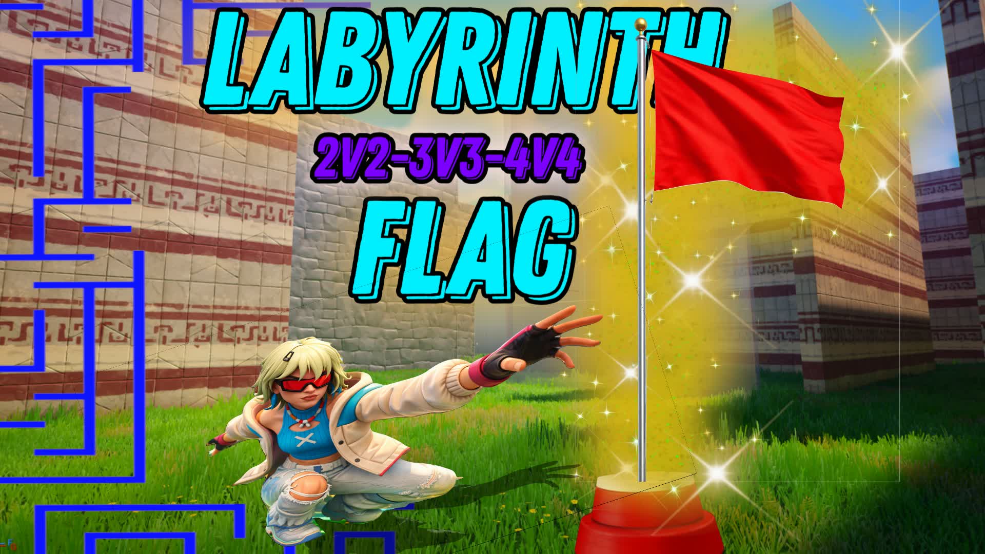labyrinthe flag