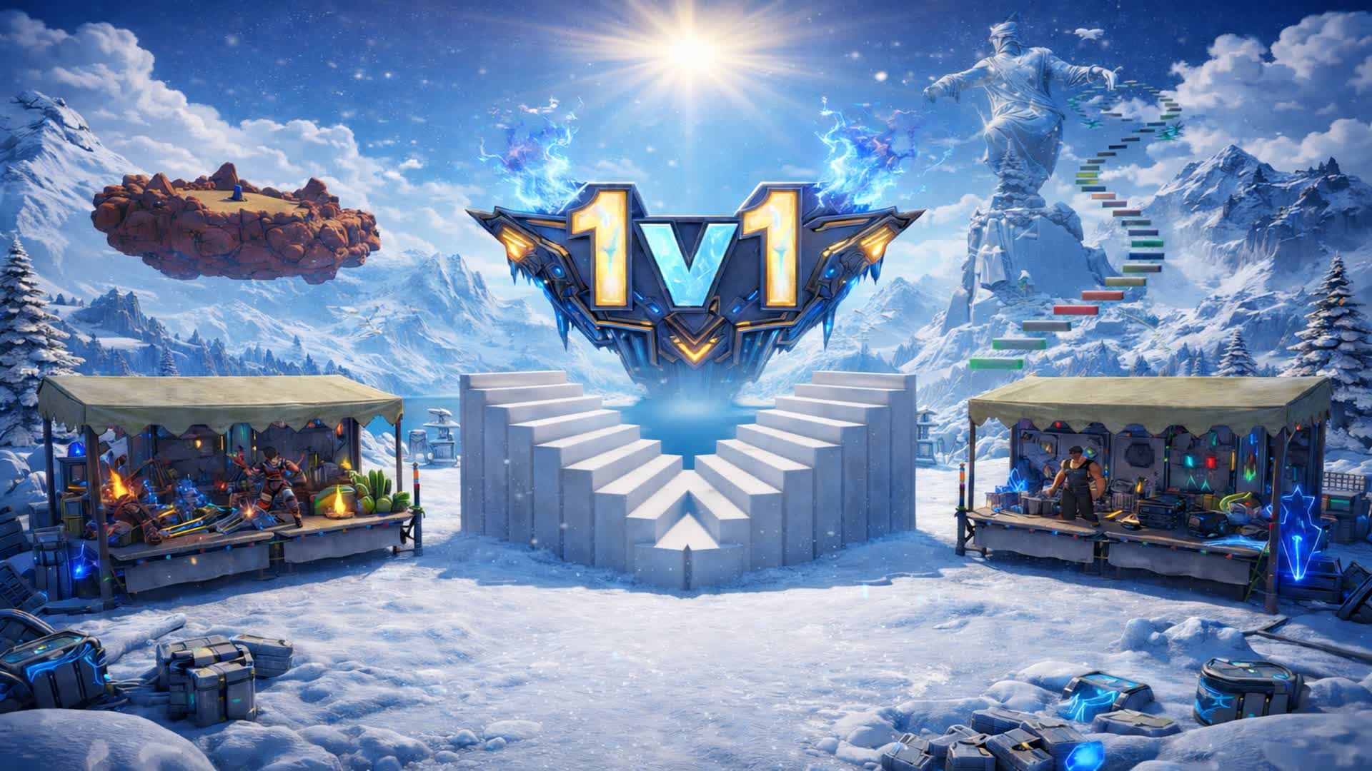 1v1 Frozen Ascension