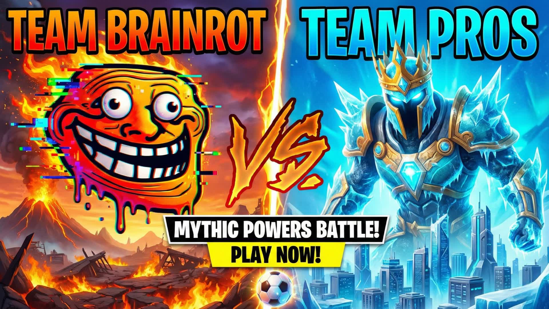 BRAINROT vs PROS🔴🔵[POWERS]