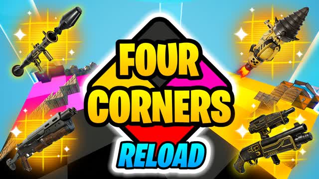 🎮 FOUR CORNERS! RELOAD ZONE WARS 🌀