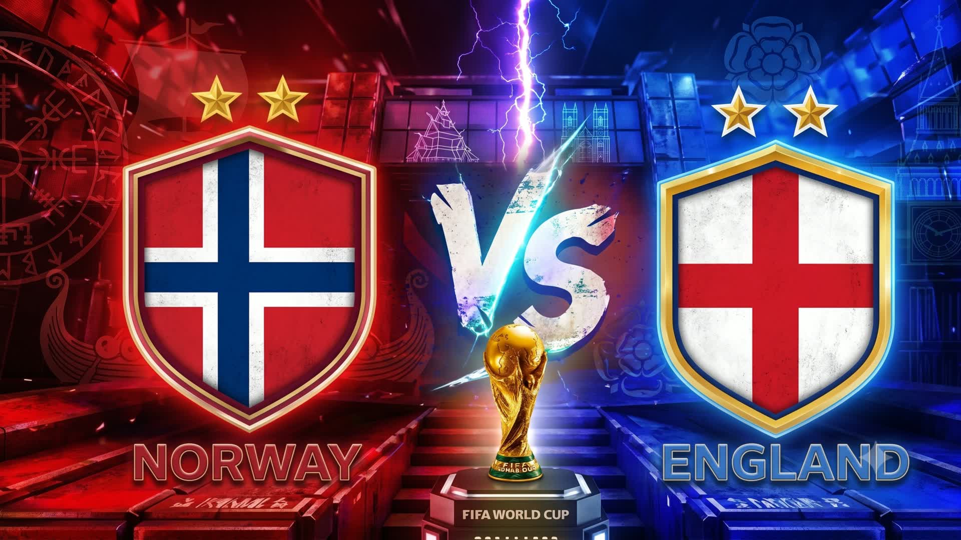NORWAY VS ENGLAND FOOTBALL WORLD CUP🔴🔵