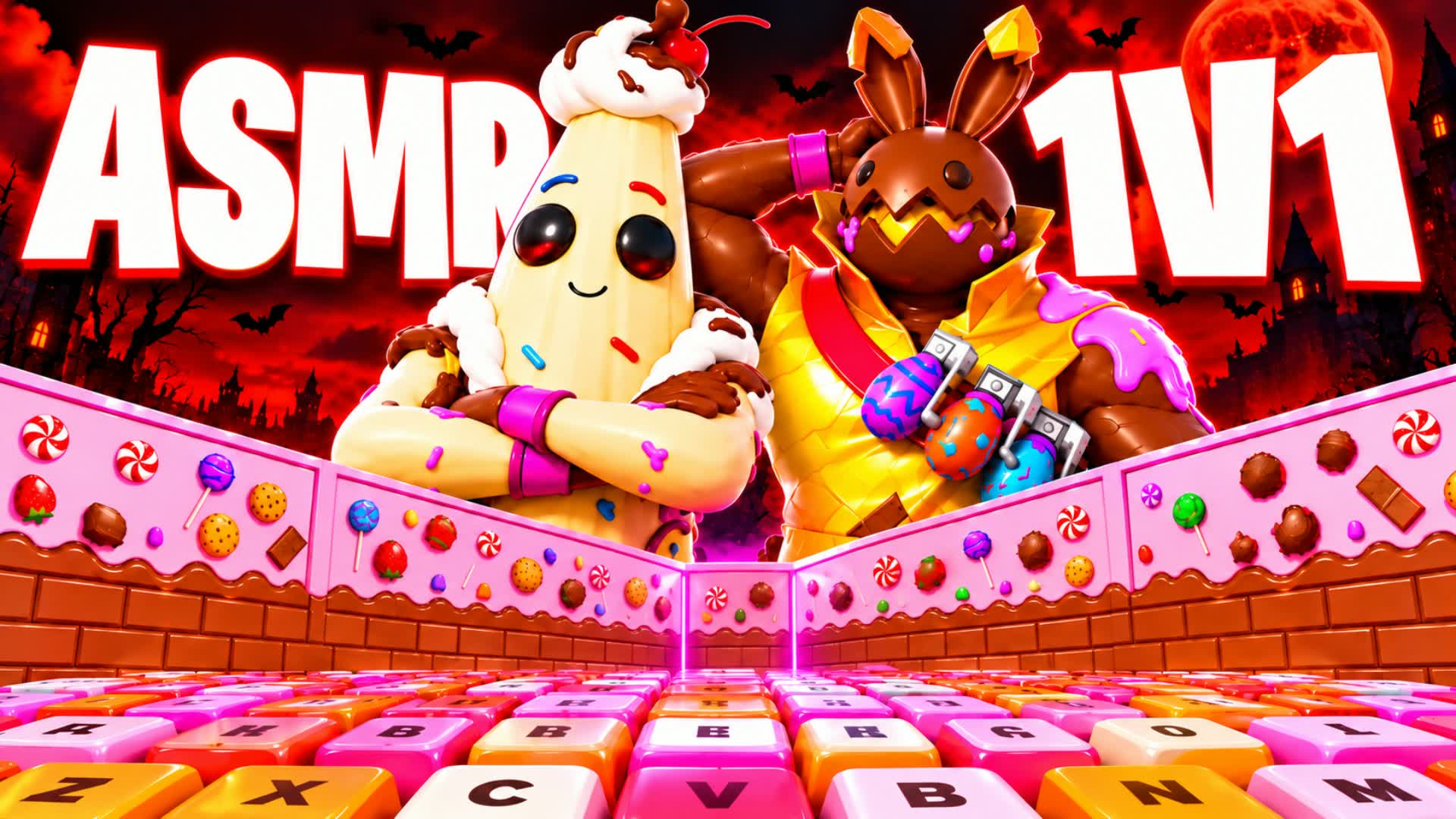 ASMR 1V1 ALL GUNS & KEYBOARD - SNOKZY