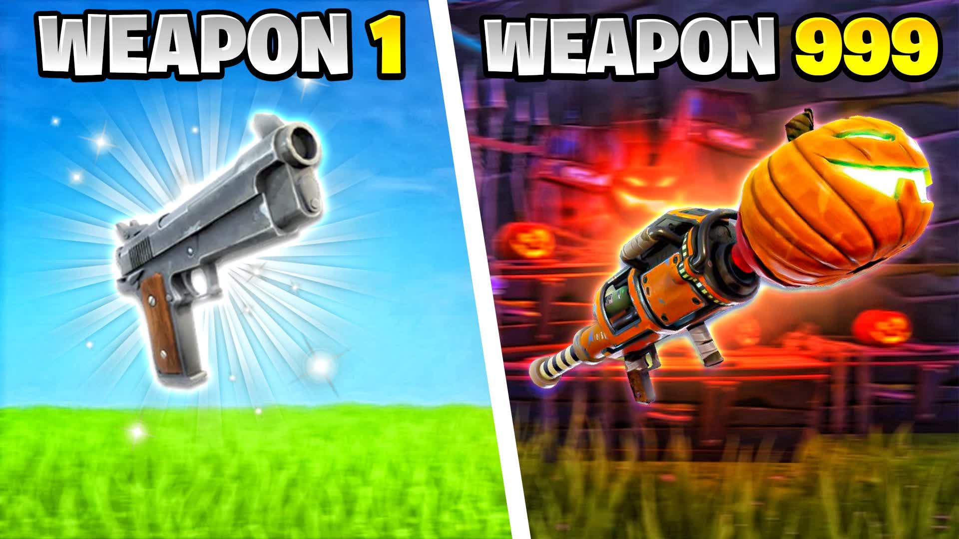 👻SPOOKY GUN GAME🔫 ONE SHOT 🎯 BATTLE💥