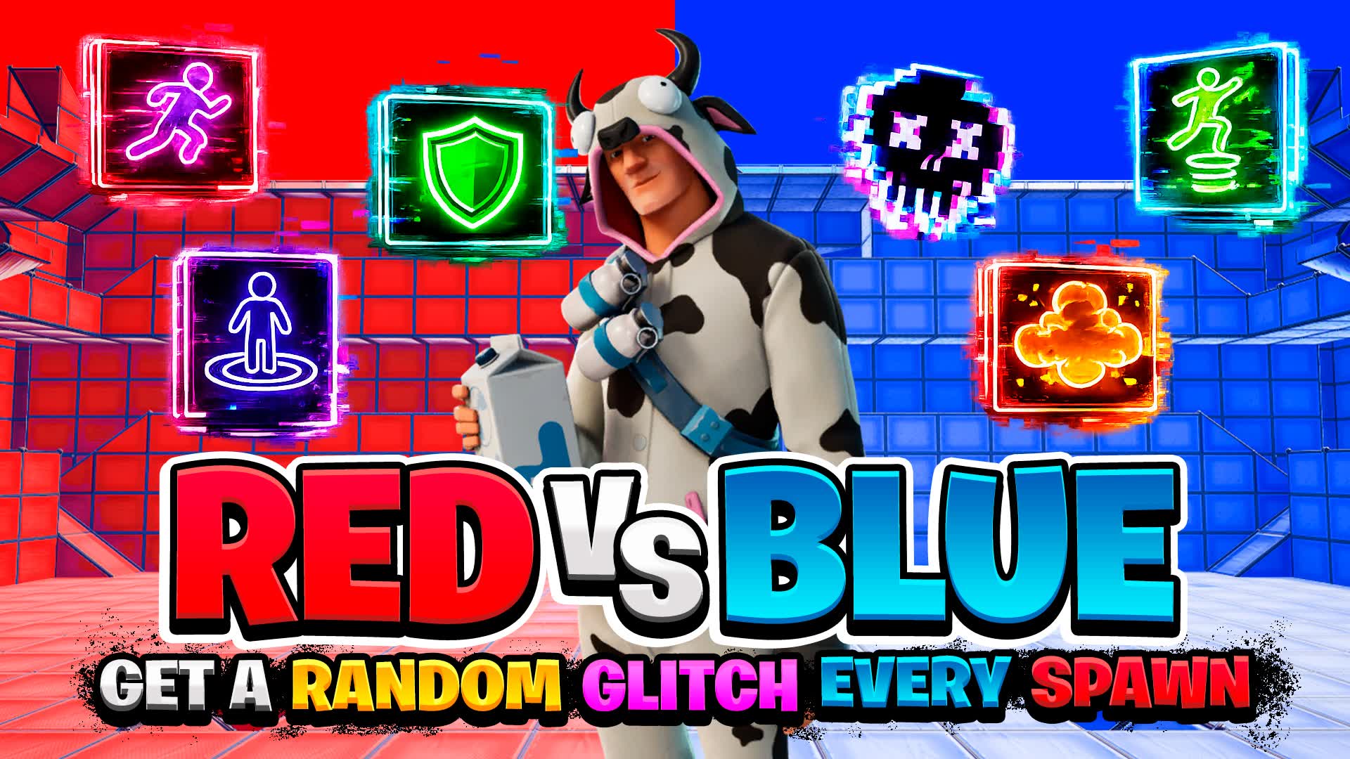 🔴🔵 RED VS BLUE GLITCH