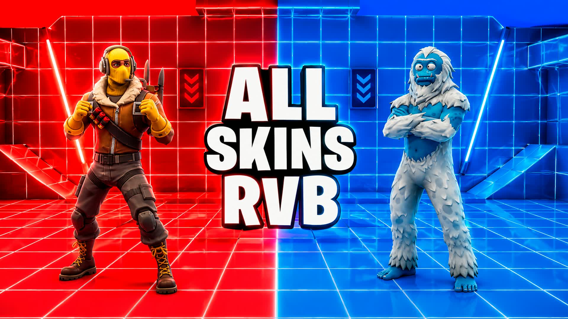 ALL SKINS RED VS BLUE