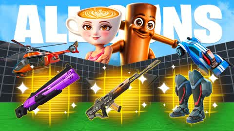 SUPER 1V1 ALL GUNS & CARS - كل الاسلحة