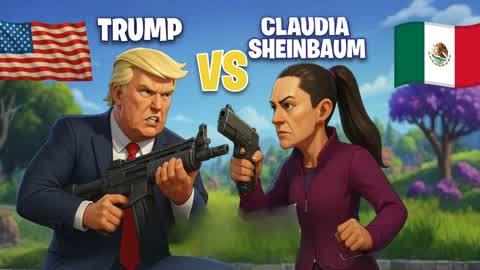 Trump vs Claudia Sheinbaum - USA vs MEX