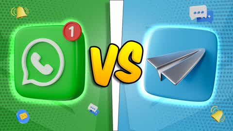 WHATSAPP VS TELEGRAM 💬