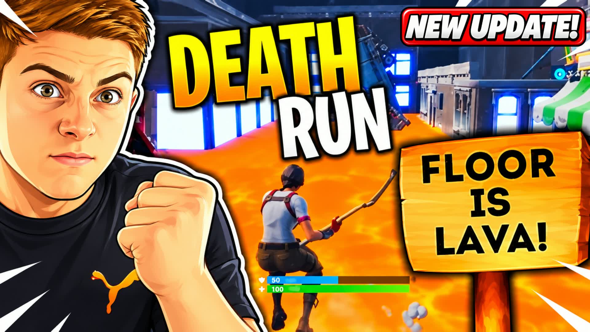 MICH' DEATHRUN THE FLOOR IS LAVA REMAKE