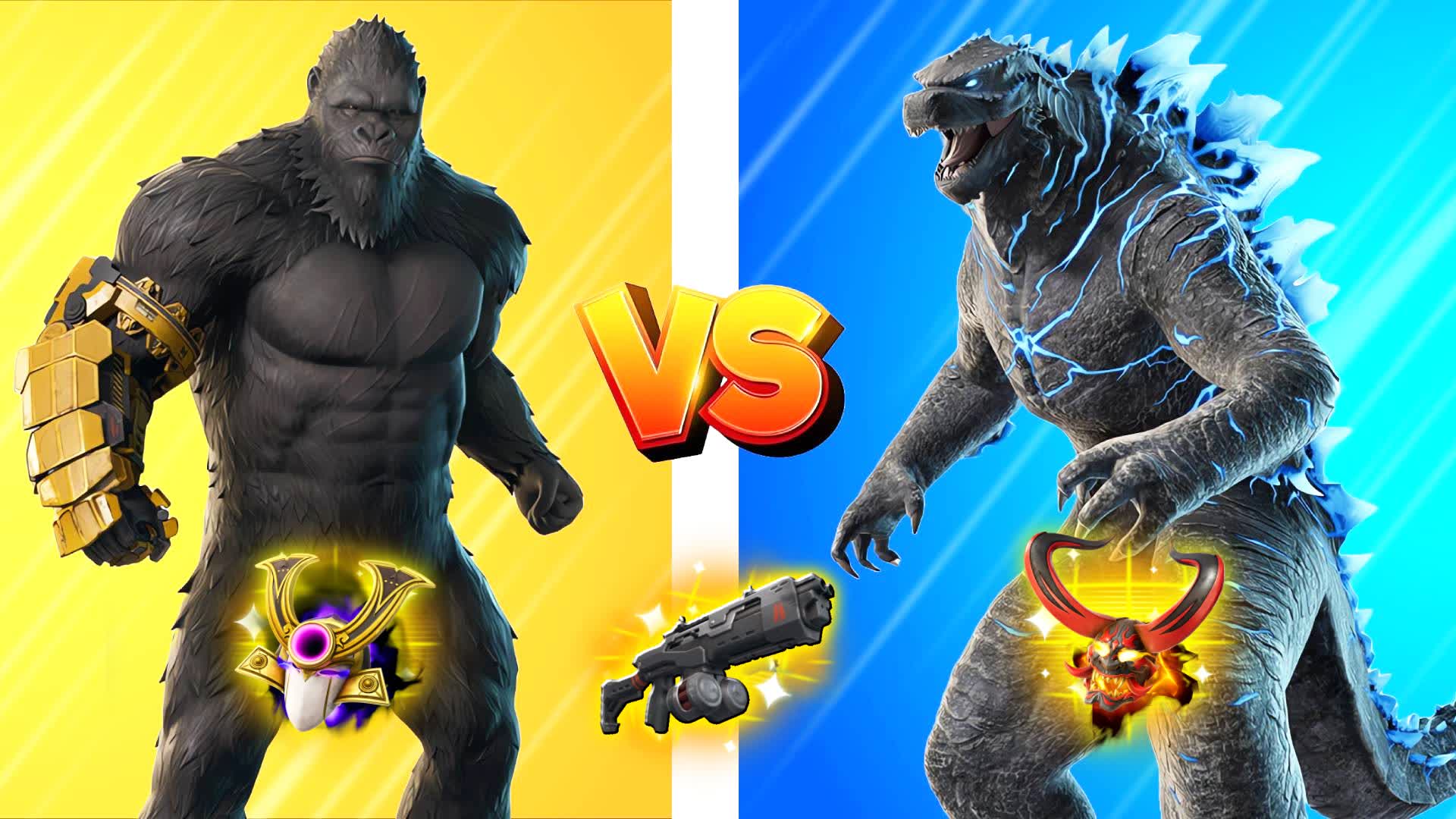 KONG VS GODZILLA 🔴🔵